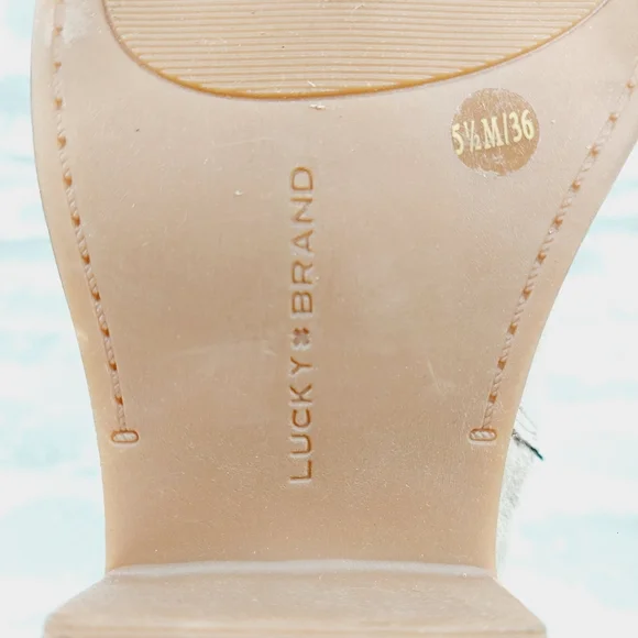 New Lucky Brand LK-Kazey Tan Suede Leathe Ankle Boots M170 - Picture 8 of 11